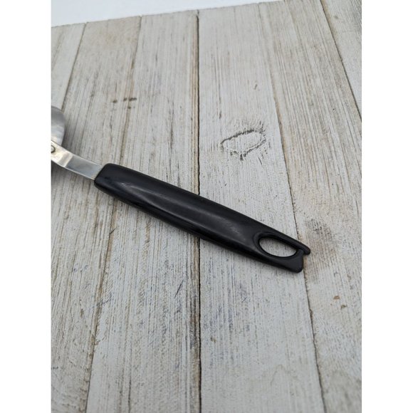 Unbranded Advertising Stainless Steel Measuring Scoop 10 3/4" Black Handle - Picture 5 of 6